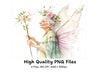 Elderly Fairy Clipart Bundle