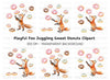 Playful Foxes and Donuts Clipart Bundle