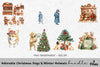 Christmas Dogs and Bakery Clipart Bundle