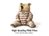 Sleepy Bear Clipart Bundle