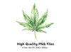 Cannabis Leaves Clipart Bundle