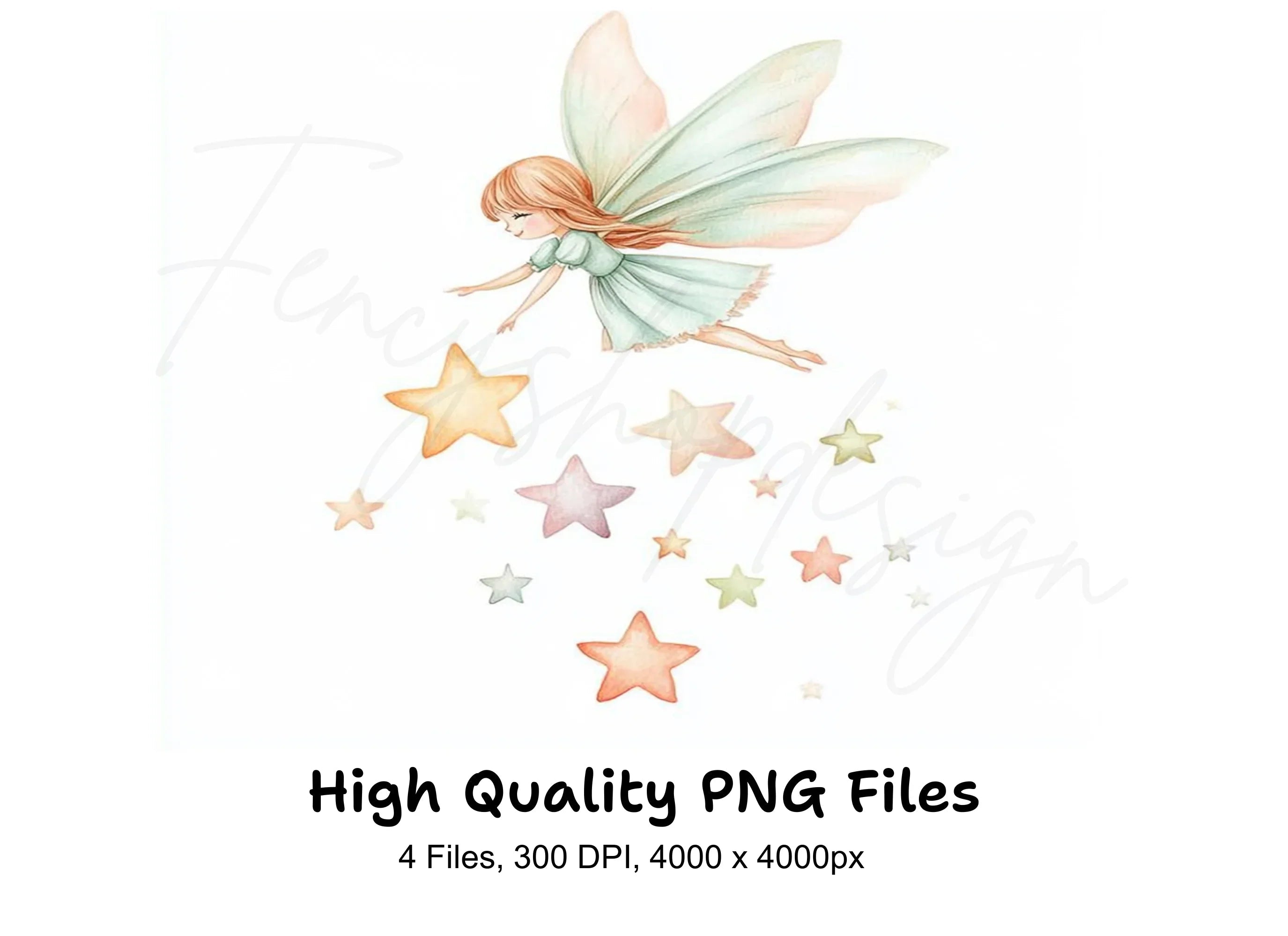 Fairies and Stars Clipart Bundle