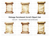 Vintage Scroll Clipart Bundle