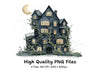 Mystical Haunted Mansion Clipart Bundle