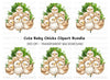 Adorable Baby Chicks Clipart Bundle