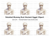 Mummy Character Clipart Bundle
