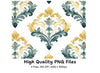 Elegant Damask Pattern Clipart Bundle