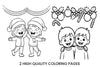 Happy Christmas Kids Coloring Books