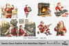 Rockstar Santa & Cozy Christmas Scene Clipart Bundle