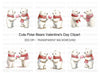 Cute Polar Bears Valentine Clipart Bundle