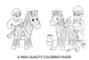 Zebra Toy Crafting Fun Coloring Books