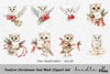 Christmas Owl Mail Clipart Bundle