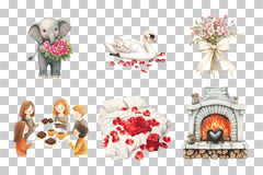 Vintage Love Heart Box Design Clipart Bundle - CraftNest - Digital Crafting and Art