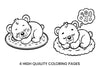 Sleeping Bear Cubs Christmas Dreams Coloring Books