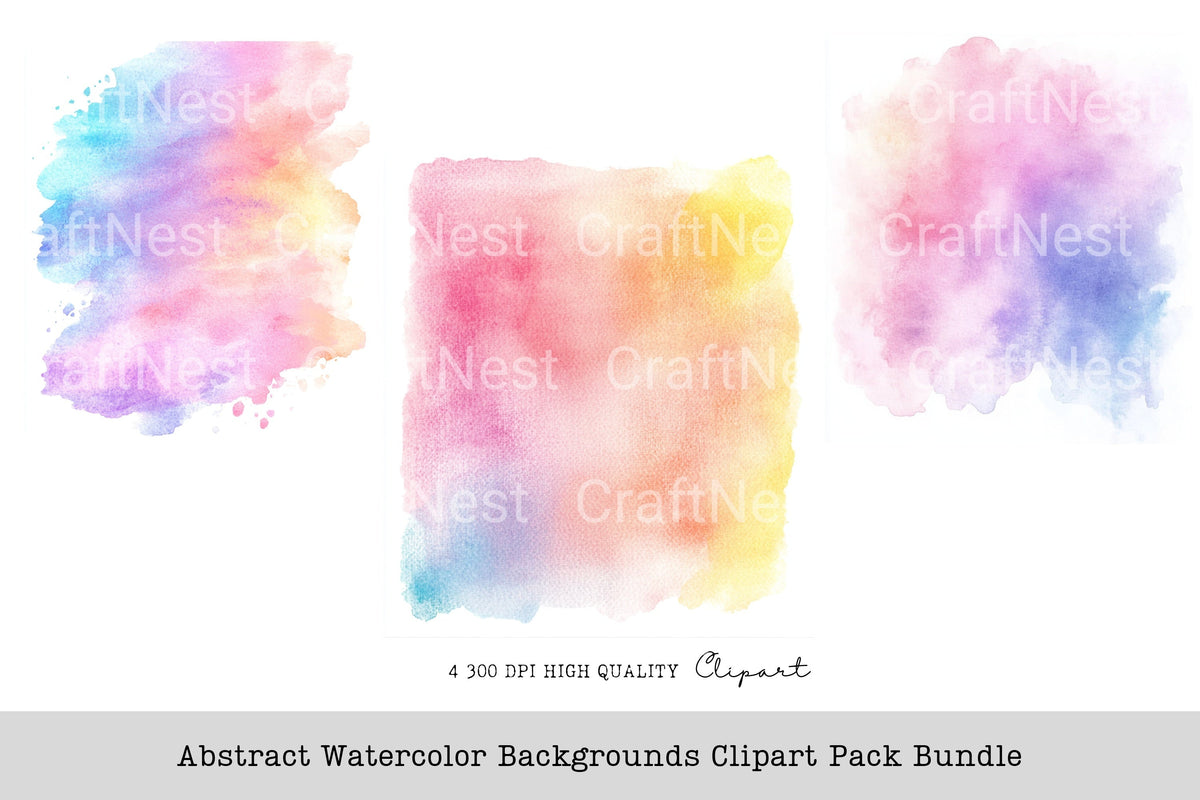 Abstract Background Clipart Bundle
