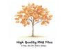 Autumn Trees Clipart Bundle