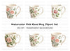 Elegant Rose Floral Clipart Bundle