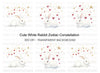 Cute Bunny with Star and Heart Clipart Bundle