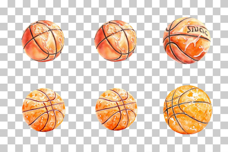 Basketball Splash Illustration Clipart Bundle - CraftNest - Digital Crafting and Art