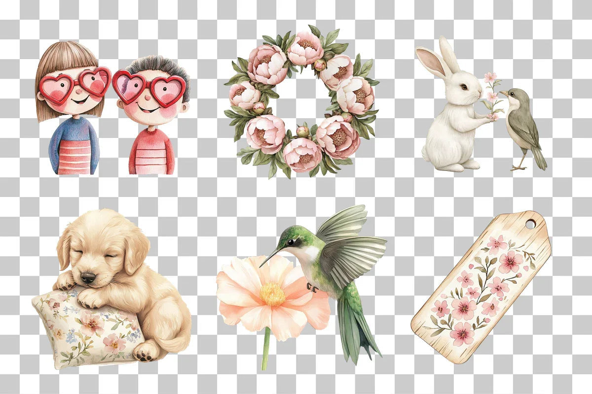 Charming Clipart Collection Bundle - CraftNest - Digital Crafting and Art