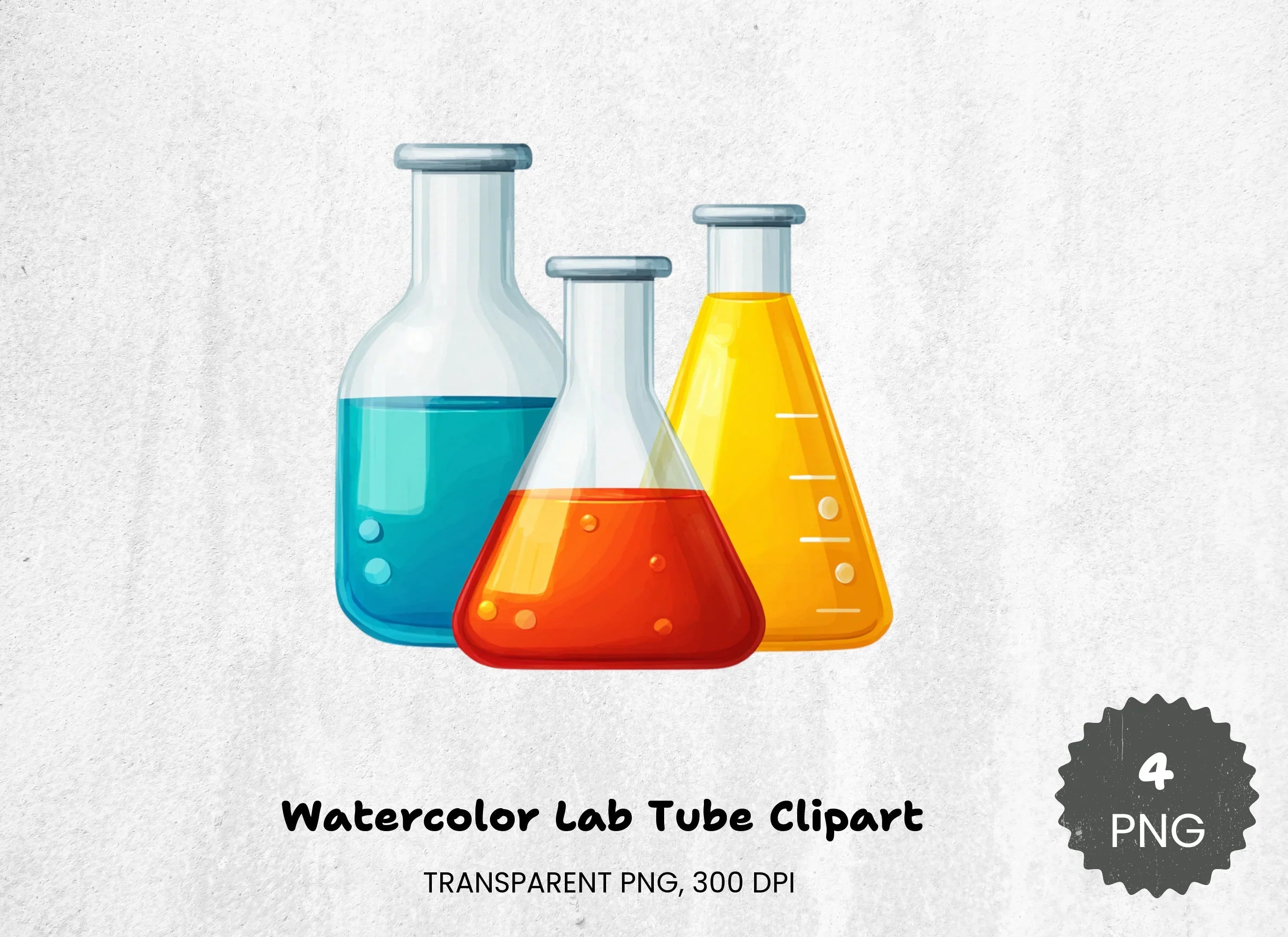 Lab Tube Clipart Bundle - CraftNest - Digital Crafting and Art