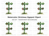Christmas Direction Sign Clipart Bundle