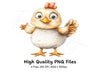 Cute Baby Chick Clipart Bundle