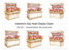 Valentine's Day Heart Display Clipart Bundle