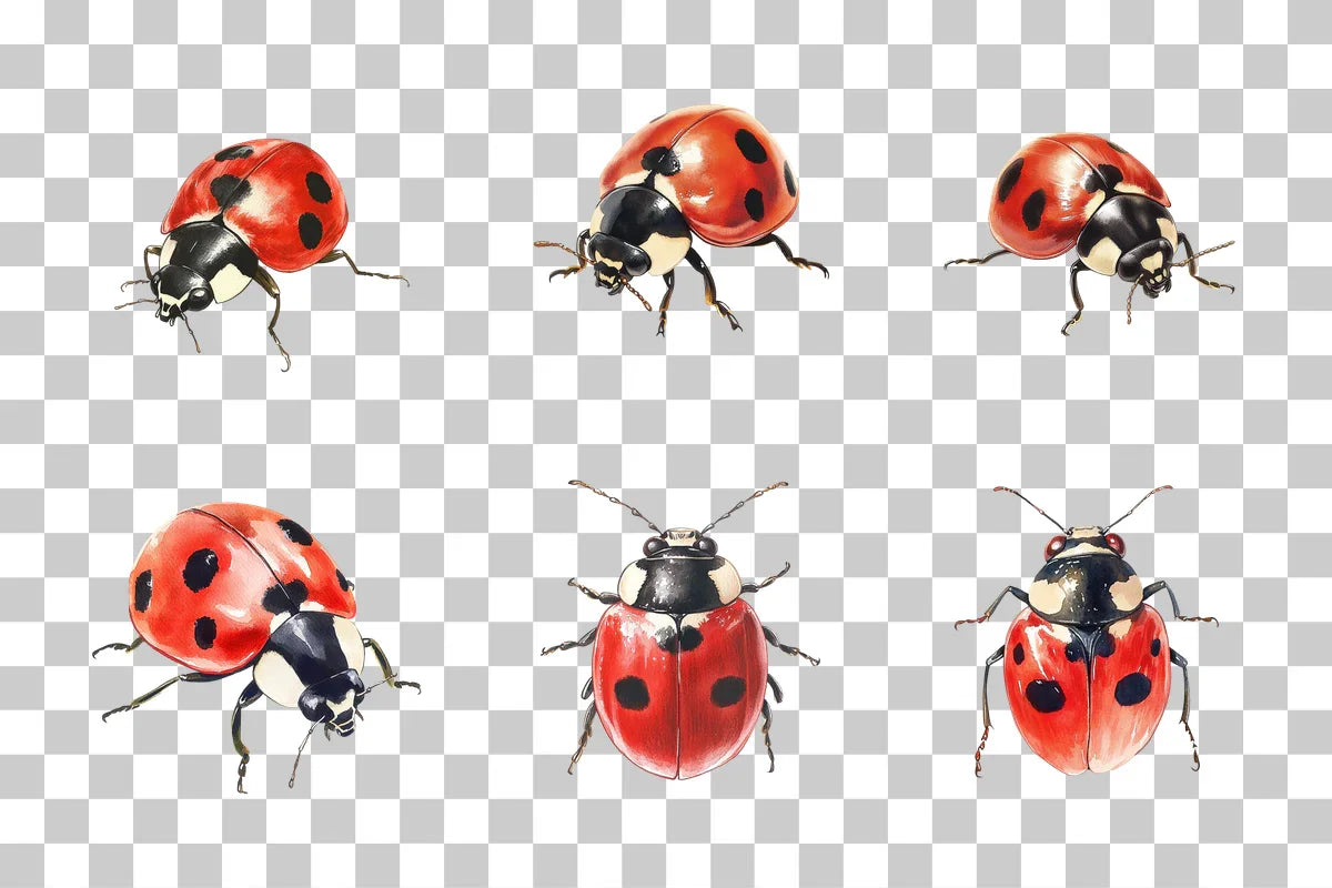 Ladybird Ladybug Clipart Bundle - CraftNest - Digital Crafting and Art