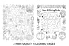Thanksgiving Maze andCombo Coloring Books Coloring Books