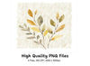 Autumn Leaves Clipart Bundle