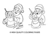 Santa Workshop Crafting Coloring Books
