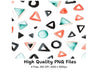 Abstract Geometric Shapes Clipart Bundle