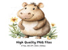 Cute Hamster Clipart Bundle