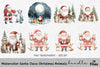 Santa and Reindeer Christmas Clipart Bundle