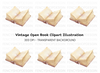 Vintage Book Illustration Clipart Bundle