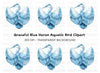 Graceful Blue Heron Clipart Bundle