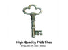 Ornate Antique Keys Clipart Bundle