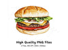 Two Burgers Clipart Bundle