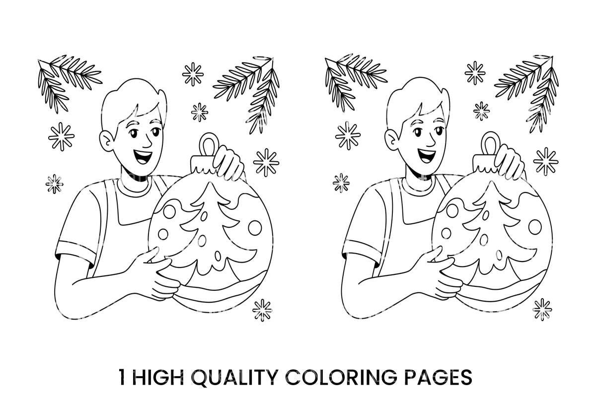 Christmas Ornament Fun Coloring Books