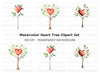Love Tree Clipart Bundle