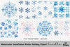 Beautiful Snowflake Clipart Bundle