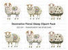 Decorative Sheep Clipart Bundle