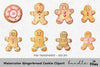 Gingerbread Cookie Clipart Bundle