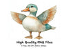 Cute Duck Clipart Bundle