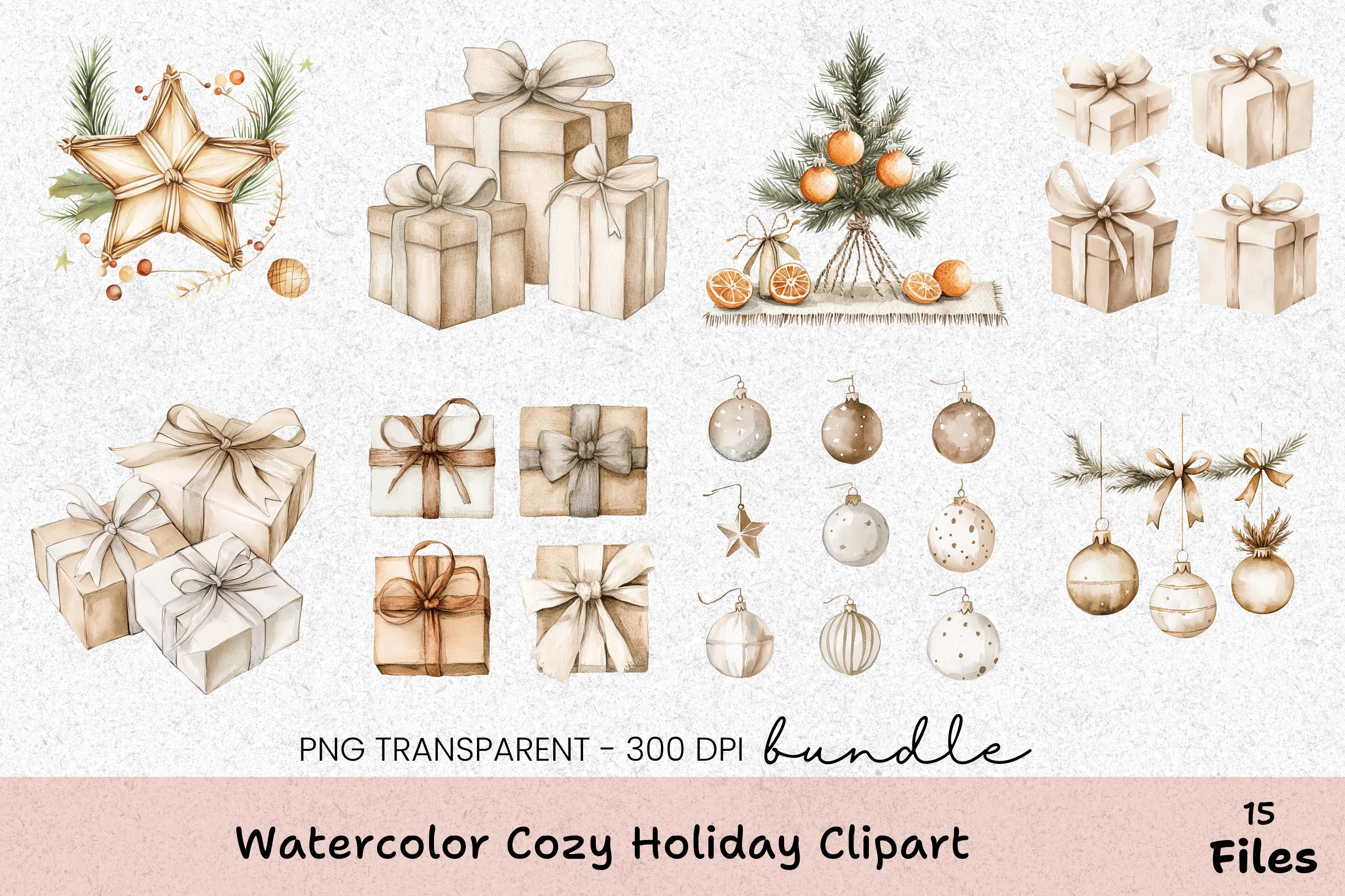 Cozy Holiday Clipart Bundle - CraftNest - Digital Crafting and Art
