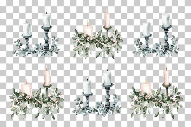 Candle Clipart Bundle Collection - CraftNest - Digital Crafting and Art