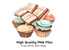 Sweet Treats Clipart Bundle