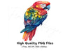 Vibrant Macaw Clipart Bundle