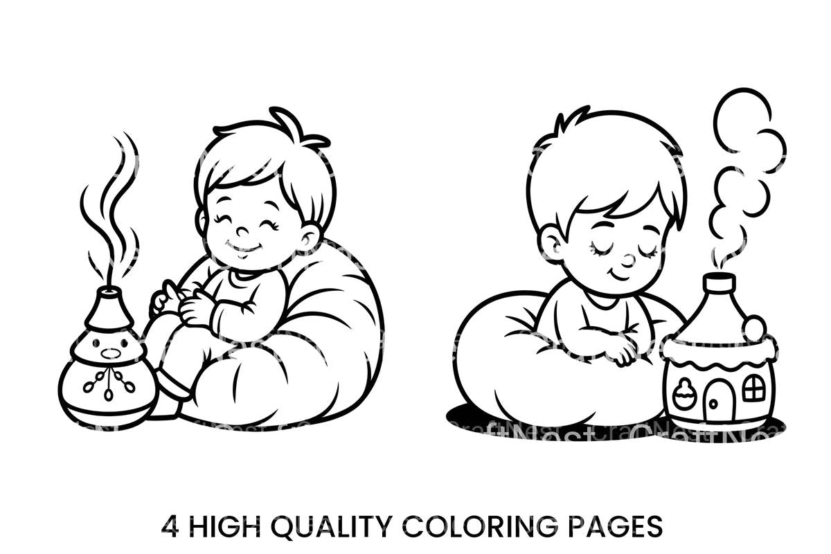 Christmas Kids Coloring Books